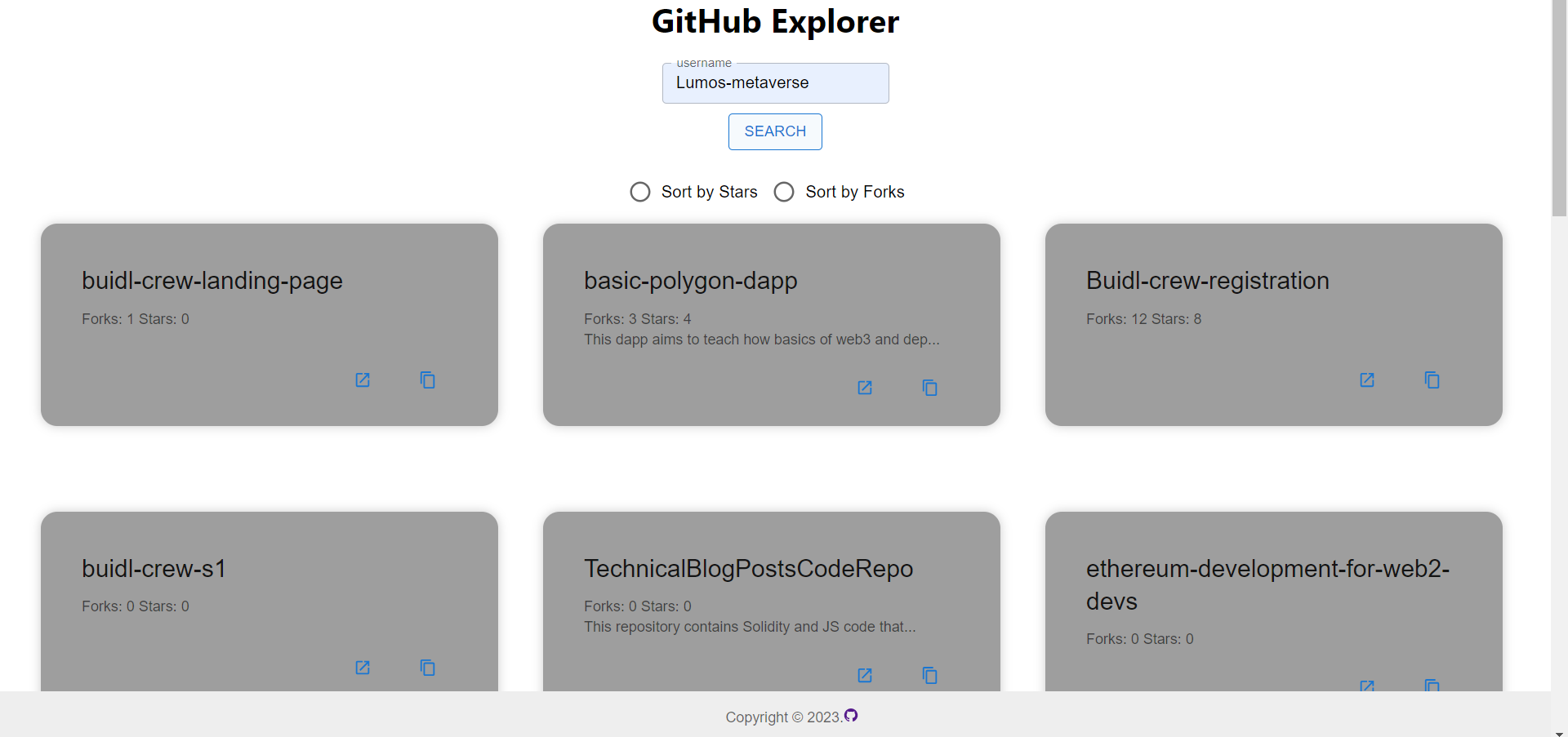 GitHub Explorer